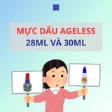 MỰC DẤU AGELESS 30ML & 28ML: SO SÁNH CHI TIẾT – NÊN CHỌN LOẠI NÀO?