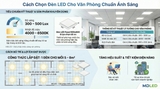 Cách Chọn Đèn LED Cho Văn Phòng Chuẩn Ánh Sáng, Bảo Vệ Mắt