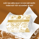 [THÙNG 20 GÓI] Khăn Giấy Ăn Cao Cấp C&E - LUXURY FLOWER TISSUE 8D Dạng Gói Nhỏ Để Bàn Giấy Vệ Sinh