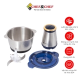 Máy xay thịt đa năng CHEF&CHEF dung tích 2L dao xay 4 lưỡi tiện lợi.