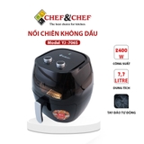 Nồi chiên không dầu Chef&Chef 7,7L (YJ-706S)