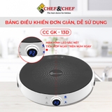 Bếp từ Chef&Chef CC-GK13D siêu mỏng siêu nhỏ gọn