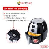 Nồi chiên không dầu Chef&Chef 6,5L (YJ-702)