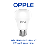 Đèn LED OPPLE EcoMax 1 Bulb P45-E27-3W-V7 - Tiết Kiệm Năng Lượng - Hiệu Suất Chiếu Sáng Cao - Chính Hãng