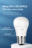 Đèn LED OPPLE EcoMax 1 Bulb A70 E27 14W V7 - Tiết Kiệm Năng Lượng - Hiệu Suất Chiếu Sáng Cao - Chính Hãng
