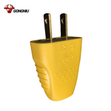 Phích Cắm Gongniu Chân Dẹp Đồng Vàng Công Suất 10A Chống Va Đập – 10L4