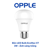 Đèn LED OPPLE EcoMax 1 Bulb P45-E27-3W-V7 - Tiết Kiệm Năng Lượng - Hiệu Suất Chiếu Sáng Cao - Chính Hãng