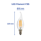 Bóng OPPLE LED Fila Ecomax F35 E14