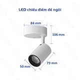 Bộ Đèn Chiếu Điểm Đế Nổi LED OPPLE Utility - Chip LED Chất Lượng Cao - Len Quang Học Tinh Tế