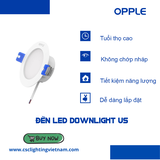 Đèn LED Downlight US RC-US-R200-22W - Tiết Kiệm Năng Lượng - Hiệu Suất Cao - Chống Nhấp Nháy - Chính Hãng