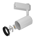Đèn LED OPPLE Ray Rọi Spotlight Track Utility TR-U 7W - Vỏ Trắng- Chính Hãng