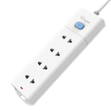 Ổ Cắm Điện Gongniu Đa Năng 4 Ổ 1 Công Tắc – Công Suất 10A/250/2500W – Trắng – Chính Hãng (V1040)