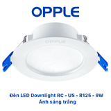 Đèn LED Downlight US RC-US-R125-9W - Tiết Kiệm Năng Lượng - Hiệu Suất Cao - Chống Nhấp Nháy - Chính Hãng