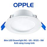 Đèn LED Downlight US RC-US-R125-9W - Tiết Kiệm Năng Lượng - Hiệu Suất Cao - Chống Nhấp Nháy - Chính Hãng