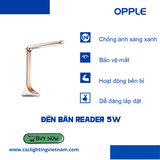Đèn Bàn OPPLE LED MT 5W 4000K READER 27,7cm - Chính hãng - Trắng