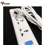 Ổ Cắm Chống Sét Gongniu 3 Ổ Đa Năng 1 Công Tắc 2500W – Trắng - Chính hãng - S1030