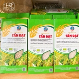 Gạo ST25 hữu cơ Tấn Đạt chuẩn USDA (trắng,xát dối,lứt)_ hạt dài, thơm, dẻo