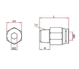 Đầu Van nước - MPC16-04