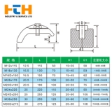 Cầu kẹp khuôn cong M24