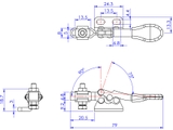 Cam kẹp GH-201-R