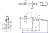 Cam kẹp GH-225-DSM