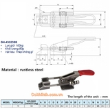 Cam kẹp GH-43023SS