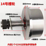 Bánh xe dẫn hướng xoay tròn, Ray U