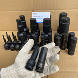 Đầu tuýp mũi lục giác đen H3-H33 - Độ cứng cao