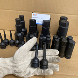 Đầu tuýp mũi lục giác đen H3-H33 - Độ cứng cao