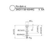 Chốt khuôn vị gia công - tùy chỉnh