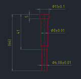 Chày đột bậc gia công tùy chỉnh
