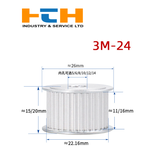 Pulley bánh răng chuyển chuyển động