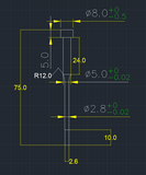 Chày đột bậc - Tùy chỉnh