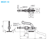 Cam kẹp MC07-7 | MC07-8 | MC07-9 | MC07-10 | MC07-11 | MC07-12 | MC07-13