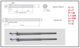 Pin đẩy ống - Gia công tùy chỉnh