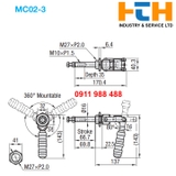 Kẹp chuyển đổi kéo đẩy MC02-3