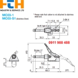 Kẹp chuyển đổi kéo đẩy MC03-1 MC03-S1