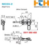 Kẹp chuyển đổi kéo đẩy MC03-2