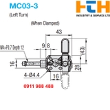 Kẹp chuyển đổi kéo đẩy MC03-3