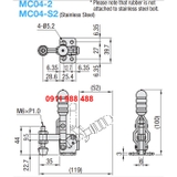Cam kẹp Dọc MC04-2 MC04-S2