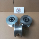 Bánh xe dẫn hướng xoay tròn, Ray V