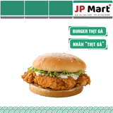Burger nhân thịt gà