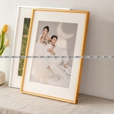 [Size Vuông] Khung tranh hợp kim nhôm cao cấp viền vuông qaha tranh – nhiều kích thước & đa dạng màu sắc