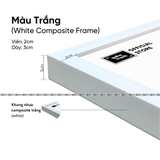 Khung Hộp Treo Tường Nhựa Viền Mỏng – Kích Thước 30x40, 40x60, 50x70, 60x80, 70x100, 80x120cm