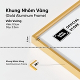 Khung Bằng Khen Hợp Kim Nhôm Vàng Gold Size A5(15x21), A4(21x30cm), A3(30x42cm),...