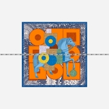 Tranh Hoạ Tiết Hermès - 105