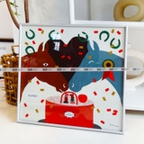 Khung Tranh Khăn Lụa Hermès, Gucci, Chanel 40x40cm, 70x70cm, 90x90cm