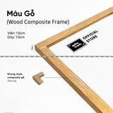 Khung Bằng Khen Nhựa Composite Gỗ Size A5(15x21), A4(21x30cm), A3(30x42cm),...