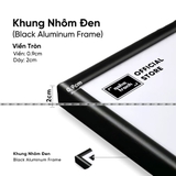 [Size Vuông]Khung tranh hợp kim nhôm cao cấp viền tròn qaha tranh – nhiều kích thước & đa dạng màu sắc