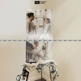 Ảnh Cổng Cưới Ghép 2 Ảnh WD21 60x120cm Qaha Tranh Khung Hợp Kim Nhôm Kỉ Niệm Đám Cưới, Tình Yêu